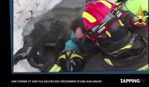 Avalanche en Italie : Une femme et son fils sortis miraculeusement des décombres