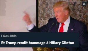 Et Donald Trump demanda une standing ovation pour Hillary Clinton