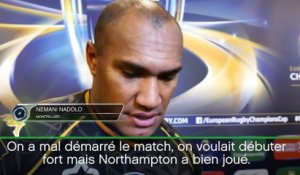 Montpellier - Nadolo (MHR) : "On s'est parlé à la mi-temps"