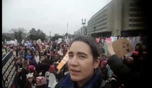 Grosse mobilisation pour la Marche des femmes à Washington