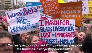 "Marche des femmes": les manifestants envahissent Washington