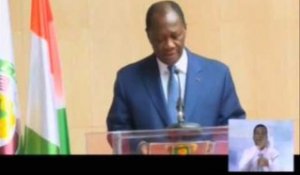 Discours  du président Alassane Ouattara à son arrivée d'une visite officielle en Arabie Saoudite