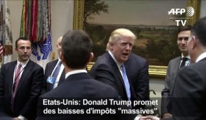 Donald Trump promet des baisses d'impôts "massives"