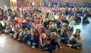 Bar-le-Duc : les écoles primaires meusiennes rassemblées pour du chant choral...
