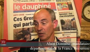 Présidentielle en Isère : la réaction d'Alain Dontaine