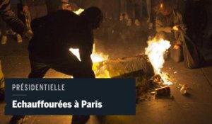 Images des affrontements entre militants antifascistes et forces de l’ordre à Paris