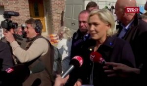 Marine Le Pen fustige "le front républicain tout pourri