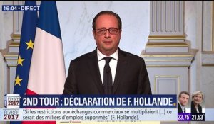 Hollande : "La mobilisation s’impose (…) Je voterai Emmanuel Macron"