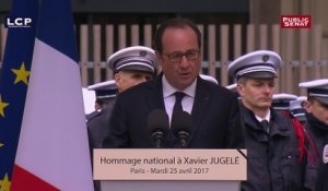 Hommage au policier tué : Hollande s'adresse aux candidats