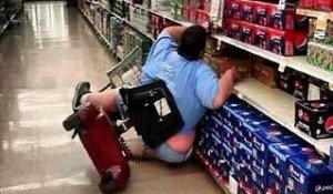 Les internautes se moquent de sa chute dans un supermarché, parce qu’elle est obèse 4 ans après, elle prend sa revanche