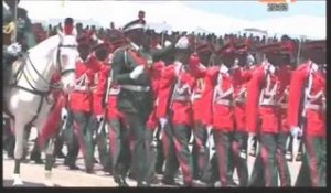 Ouattara a parrainé la cérémonie de sortie de l`académie militaire du Nigeria qui porte son nom