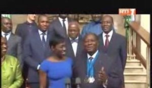 Audience du chef de l'Etat: Ouattara reçoit Murielle Ahouré, double médaillée d'argent aux mondiaux