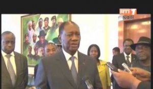 Le Président Ouattara est arrivé à Abuja au Nigeria