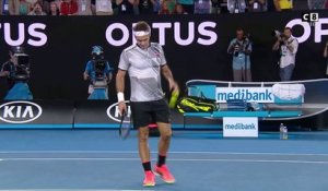 La balle de match de Roger Federer, vainqueur de la finale de l'Open d'Australie face à Rafael Nadal !