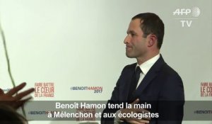 Hamon tend la main à Mélenchon et aux écologistes