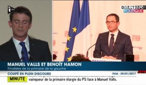 Pourquoi Benoît Hamon a coupé Manuel Valls en plein discours