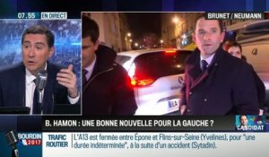 Brunet & Neumann : Benoît Hamon a-t-il sciemment coupé la parole à Manuel Valls hier soir ? - 30/01