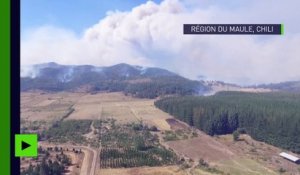 Un avion bombardier d’eau russe déployé pour combattre les incendies qui ravagent le Chili