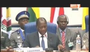 Le président Ouattara participe à la session extraordinaire des chefs d'Etat de la CEDEAO