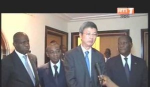 Dakar: le Président Alassane Ouattara a reçu M. Min Zhu, sécrétaire général adjoint du FMI