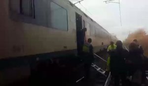 Des dizaines de passagers bloqués dans un train de la SNCB plus de 2h30 ce jeudi matin