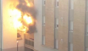 Une bouteille de gaz sur le balcon d'un appartement explose lors d'un incendie (Toulouse)