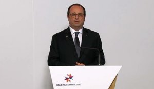 Conférence de presse à l'issue du Sommet de Malte