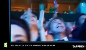 Sylvie Tellier - C à Vous : Sa réaction hilarante à l'élection d'Iris Mittenaere Miss Univers (Vidéo)