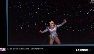 Super Bowl : Lady Gaga saute dans le vide pour le concert de la mi-temps