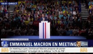 La réaction de Brigitte Macron quand Emmanuel Macron évoque la fidélité durant un meeting