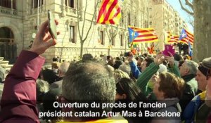 Catalogne: l'ex-président séparatiste Artur Mas jugé à Barcelone