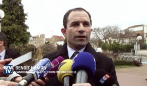 Hamon sur "l'exemplarité" de Fillon: "Ça fait désordre pour quelqu'un qui s'est distingué de Nicolas Sarkozy"