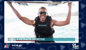 Kite surf et île privée : la retraite sportive de Barack Obama
