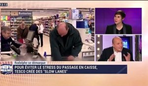 Rodolphe se démarque: Tesco crée des "slow lanes" pour éviter le stress du passage en caisse - 04/02