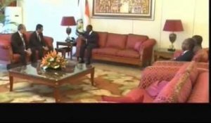 Le Président Ouattara a reçu le DG de la compagnie maritime CMA/CGM et l'ambassadeur sénegalais