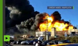 Espagne : explosion et incendie dans une zone industrielle près de Valence