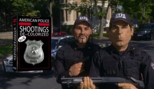 US Police : black and white - The Guignols - CANAL+