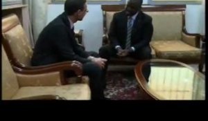 Soro a reçu son Moustapha Dicko du Mali et chargé d'affaires de l'ambassade de France