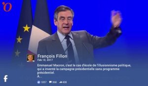 Présidentielle : Fillon raille Macron, « illusionniste politique »