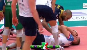 Volley : Earvin Ngapeth met KO un adversaire