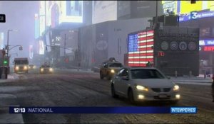 New York : impressionnante tempête de neige dans la ville