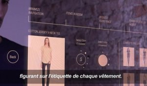 «La cabine d'essayage du futur» en test avant la Fashion Week