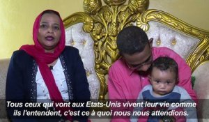 Une famille soudanaise peut enfin partir aux EU malgré des peurs