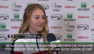 Fed Cup - Mladenovic : "Créer de nouveaux souvenirs"