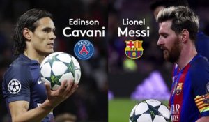 Ligue des champions : Cavani VS Messi, duel de terreurs