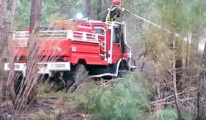 Lubbon (40) : premier incendie de l'année 2017 dans les Landes