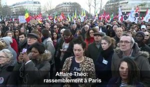Affaire Théo: rassemblement de soutient à Paris