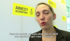 Rapport 2016 d'Amnesty: vers un monde plus divisé et dangereux