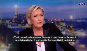 Présidentielle : quand Marine Le Pen ne se plaignait pas que la justice perturbe une campagne électorale