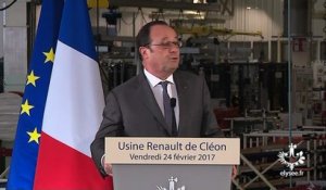 Discours à l’usine Renault de Cléon